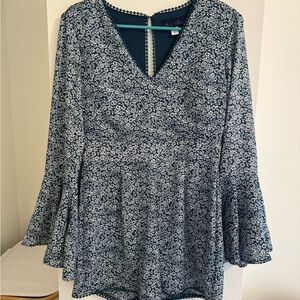 Floral Long Sleeve Jumpsuit